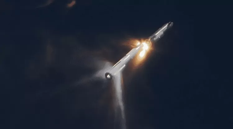 Patlama – SpaceX roketi atmosferde büyük bir delik açtı